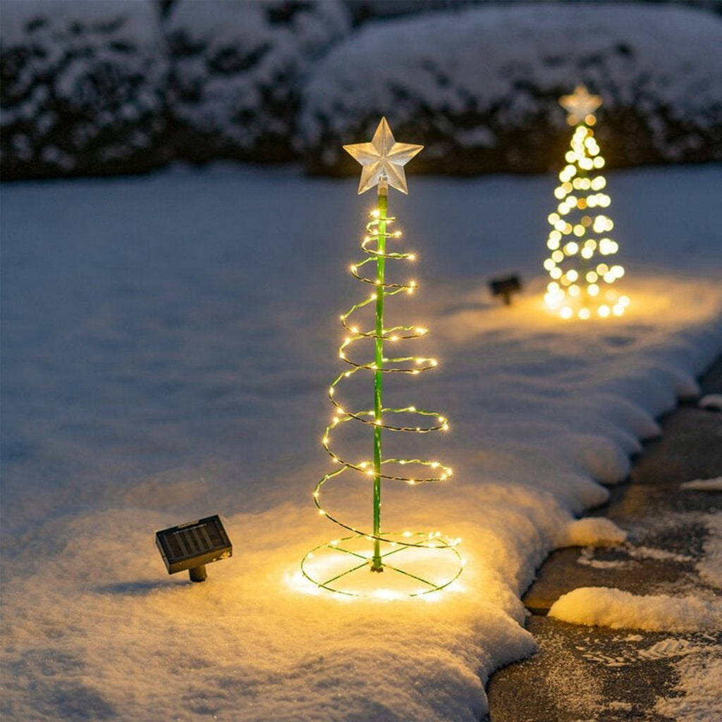 Christmas Decoration Mini Tree Outdoor Luminous Snow Led Lights