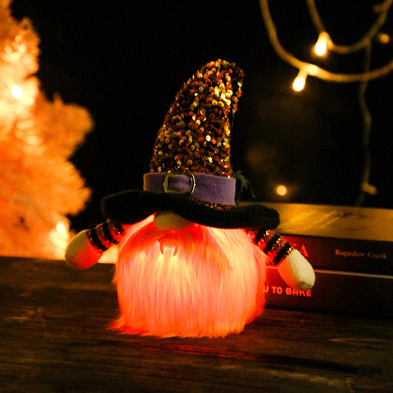 Halloween Desktop Glowing Dwarf Doll