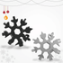 Portable Stainless Steel Snowflake Multi Tool
