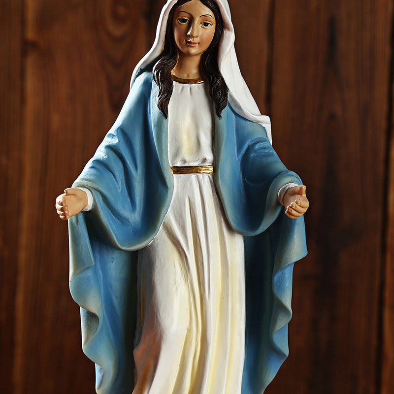 Catholic Virgin Sculpture