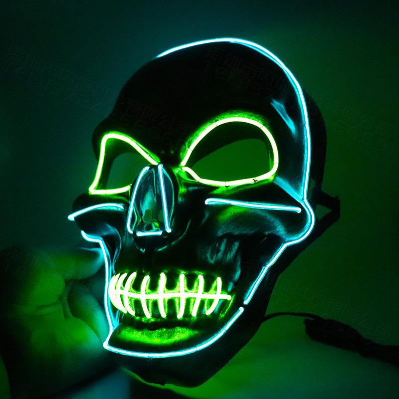 New Popular Skull Shape Led Luminous Mask