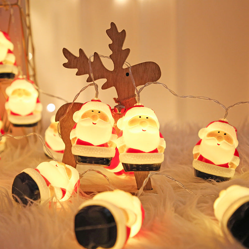 LED Santa Headlight String Atmosphere Decoration Light