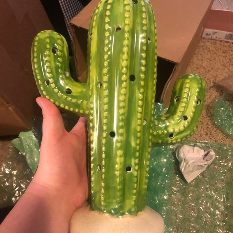 BlackFriday Price Vintage Ceramic Christmas Cactus