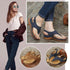 Zapatos Embroidery Orthopedic Comfy Slipper Wedge Sandals Walking Leather