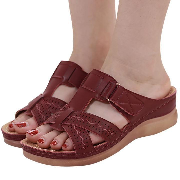Premium Vintage Orthopedic Open Toe Sandal Comfy Women Sandals