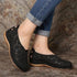 Orthopedic Vintage Faux Leather Women Slip Shoes