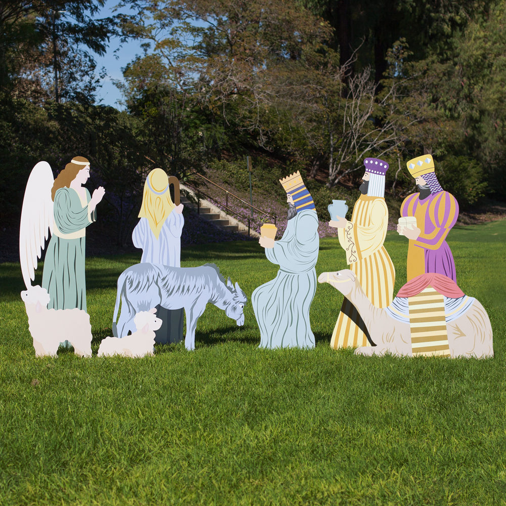 Frontyard Decor Nativity Set