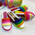 Women Comfy Colorful Open Toe Slip Platform Slippers