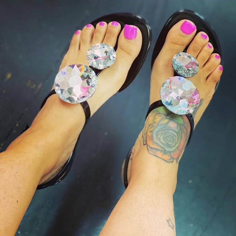 Women Diamond Sandals Slippers