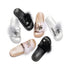 Women Soft Swan Feather Slippers