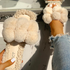 Women Decorative Fur Ball Soft Flat Casual Slippers