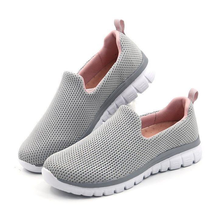 Women breathable lightweight comfortable flat shoes