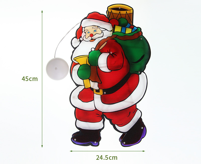 Christmas LED Window Suction Cup Hanging Lamp