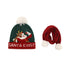 Children Santa Claus Elk Hat Set
