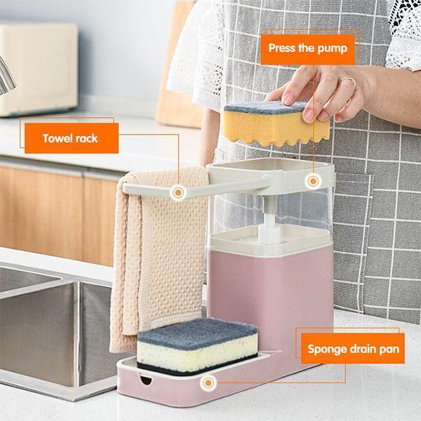 Multifunctional Kitchen Cleaning Combination Rack
