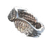 New Fashion Retro Angel Wings Double Wings Feather Alloy Ring