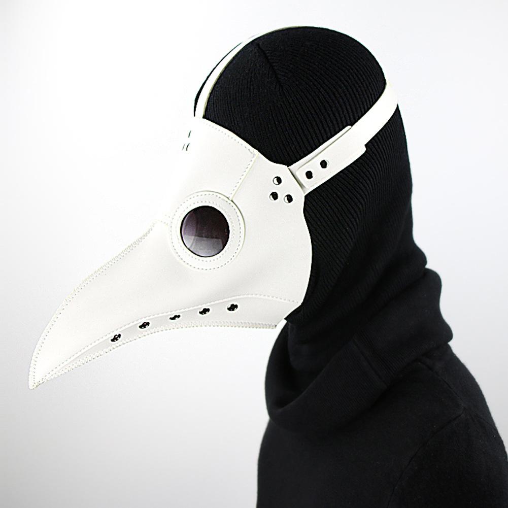 Leather Plague Doctor Mask