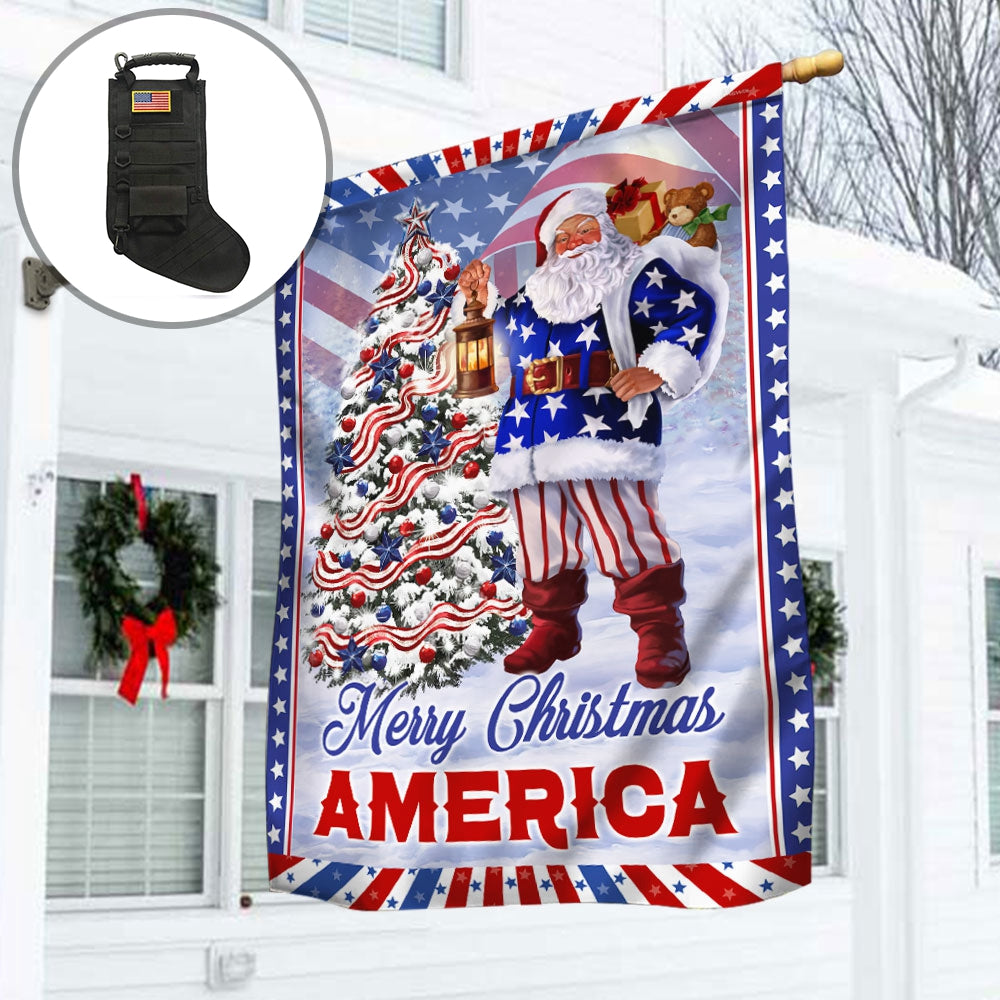 Tactical Christmas Stocking Flags