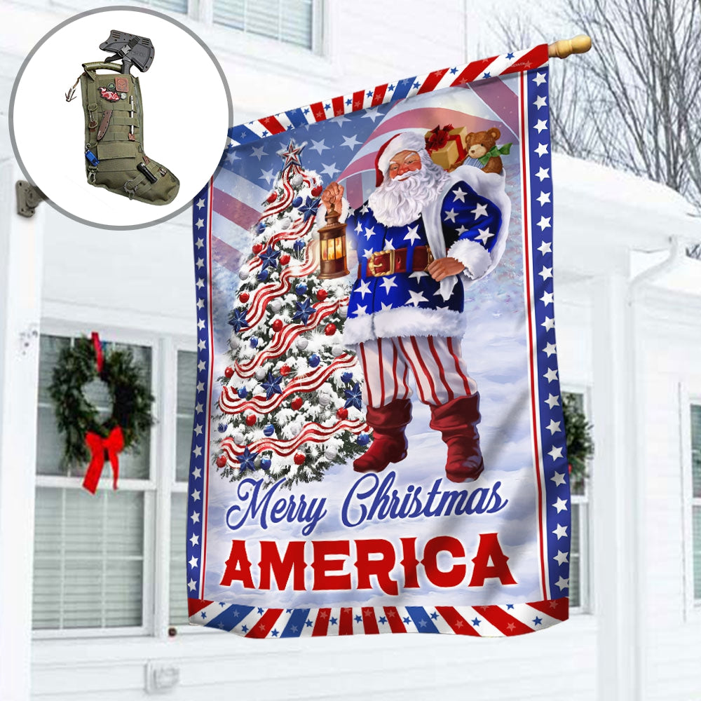 Tactical Christmas Stocking Flags