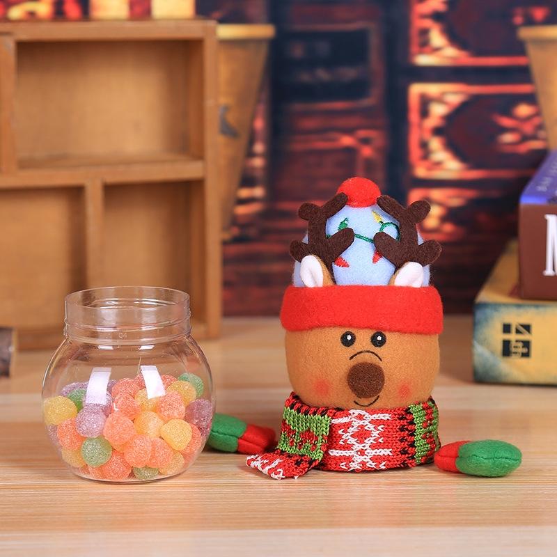 Kids Christmas Gift Candy Jar Storage Bottle