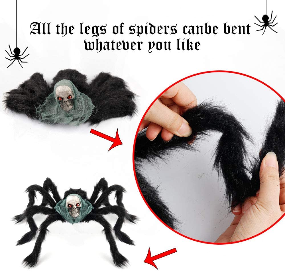 Coogam Halloween Large Spider Decoration