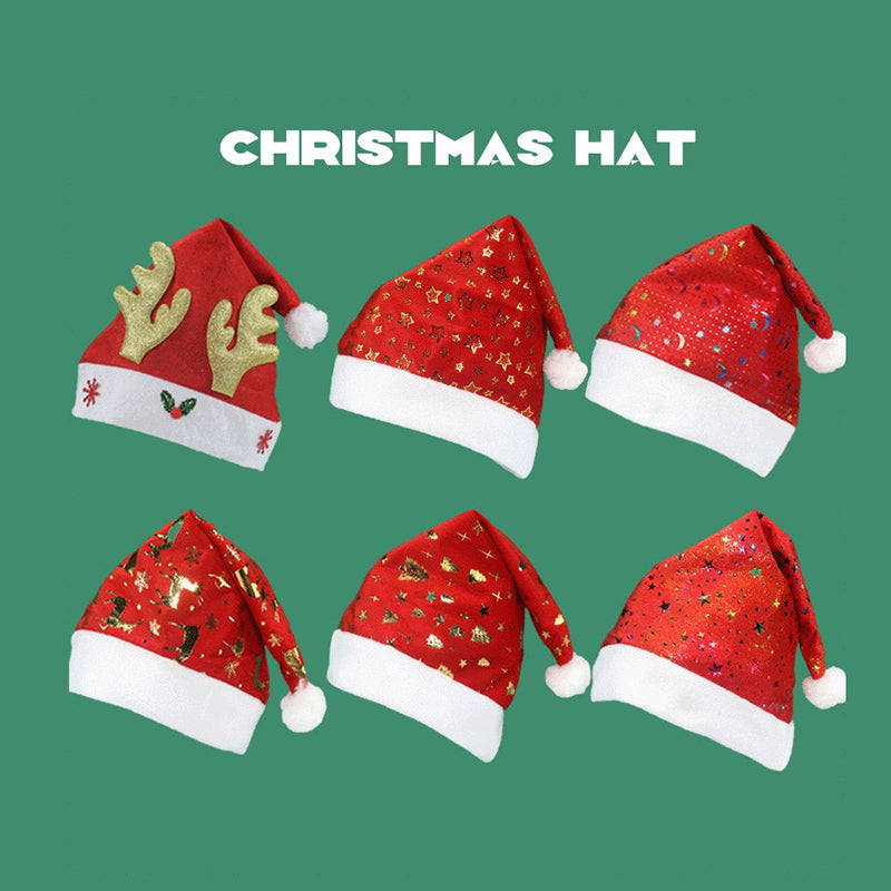 Colorful Elk Christmas Hat
