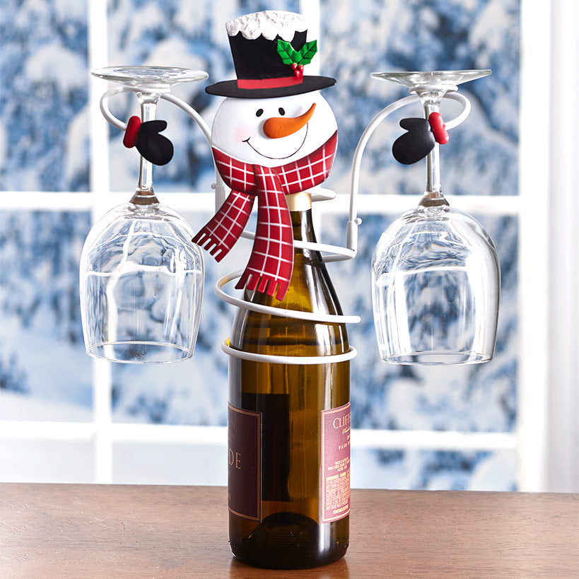 Christmas Hot Sale Holiday Wine Bottle Glass Holders