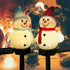Waterproof Snowman Solar Lamp