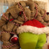 Christmas Thief Wreath Pendant Home Decorations Prop