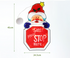 Christmas LED Window Suction Cup Hanging Lamp