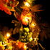 Thanksgiving Green Leaf Berry Vine Circle Wreath