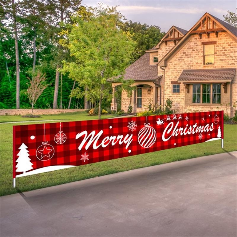 Christmas Decorations Letter Banner Decoration Party Birthday