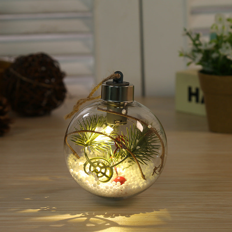 Christmas Tree Pendant Luminous Transparent Ball