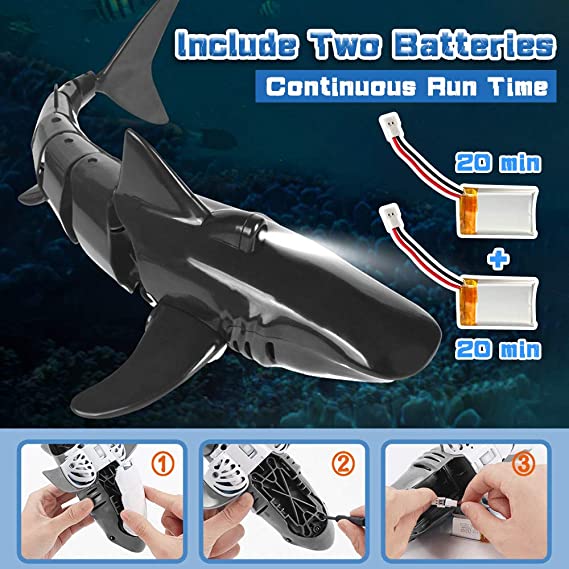 (50% OFF-Sale)Gifts For Children🎁2.4G Realistic Remote Control Shark Toy