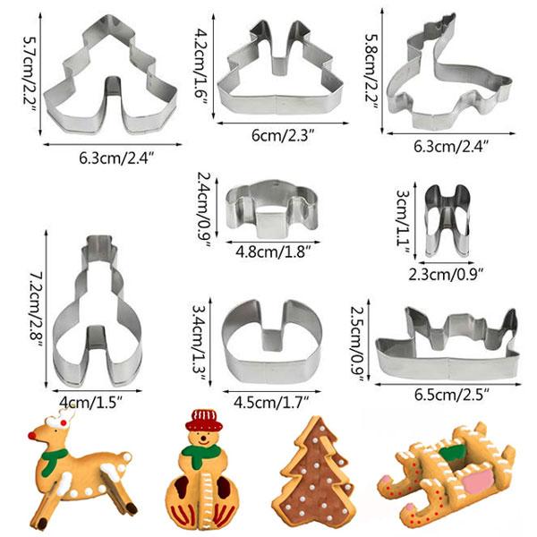 Christmas Cookie Cutters Set