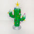 Lighted Christmas Cactus White DIY Craft Version