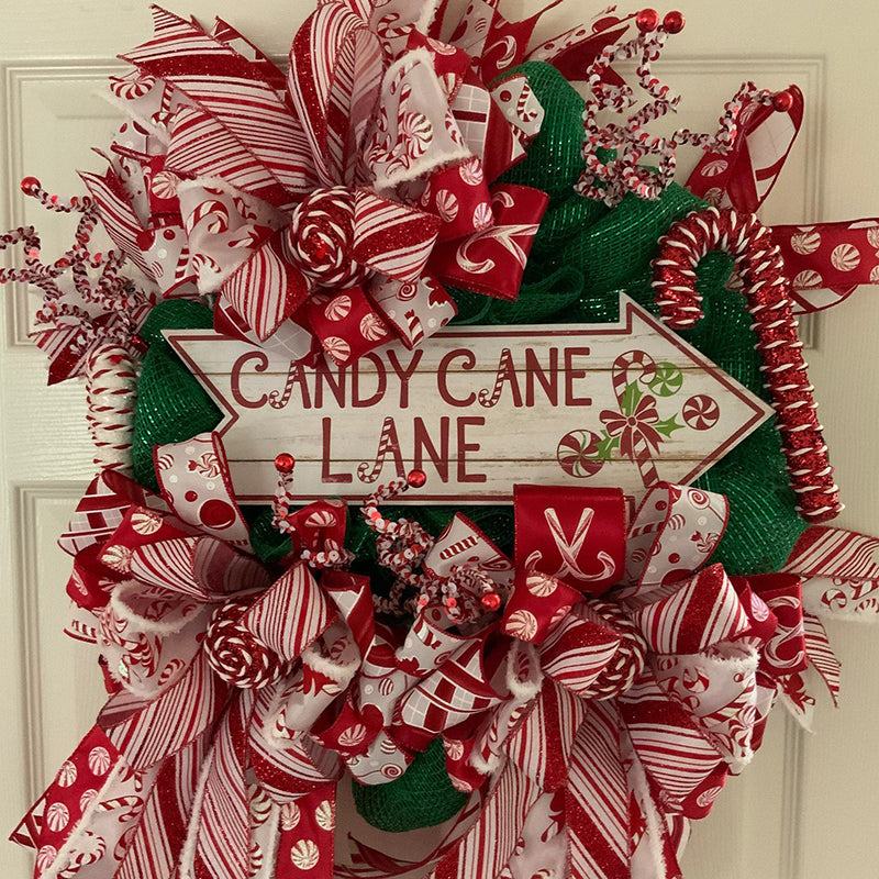 Early Christmas Sale Candy Cane Lane wreath