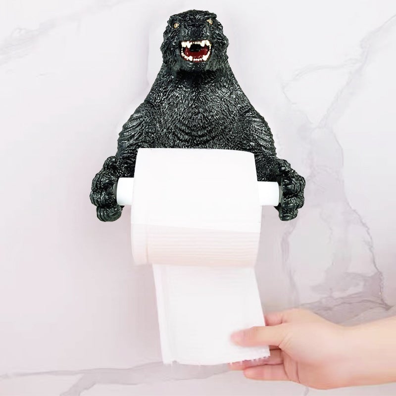 Godzilla Roll Holder Cartoon Tissue Box