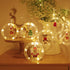 Christmas Decoration Santa Claus Cartoon Style Curtain Lights