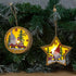 Christmas Decoration Wooden Pendant Lights