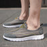 Men Breathable Mesh Fabric Slip Comfy Walking Shoes