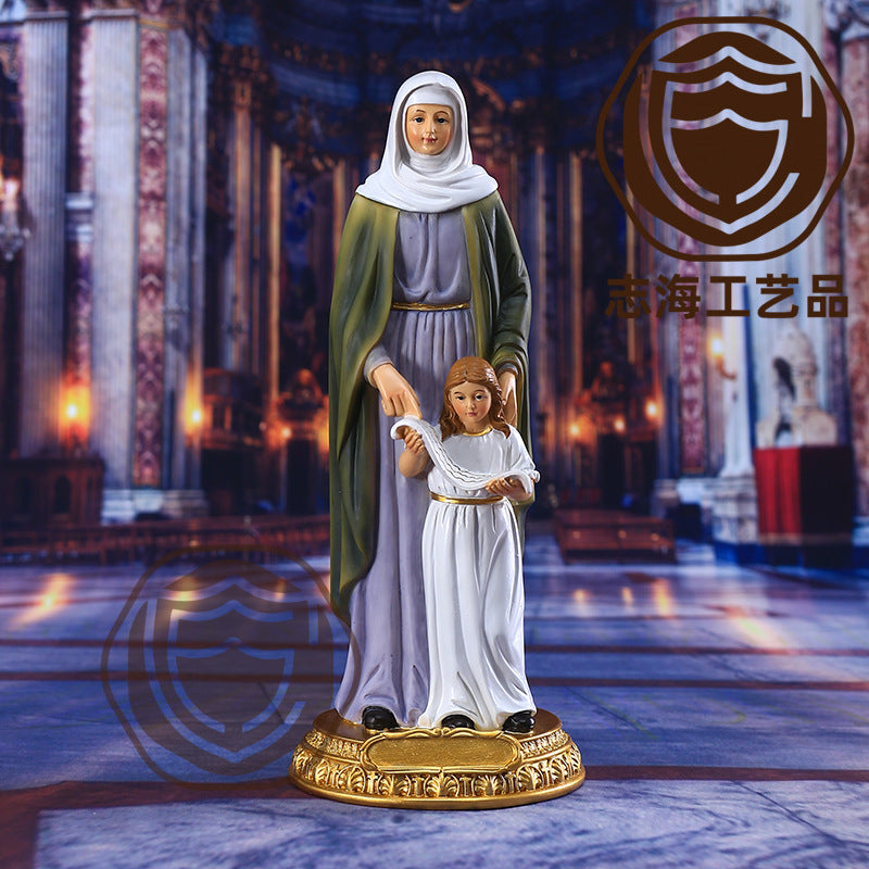 Saint Anne And Mary Ornaments Catholic Interior Living Room Decoration