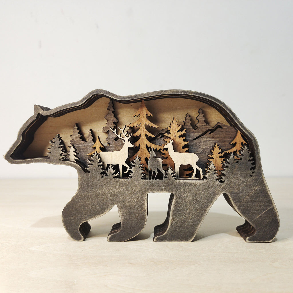 Animal Bear Doll Table Decoration Deer Home