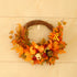 Thanksgiving Simulation Curved Melon Wreath