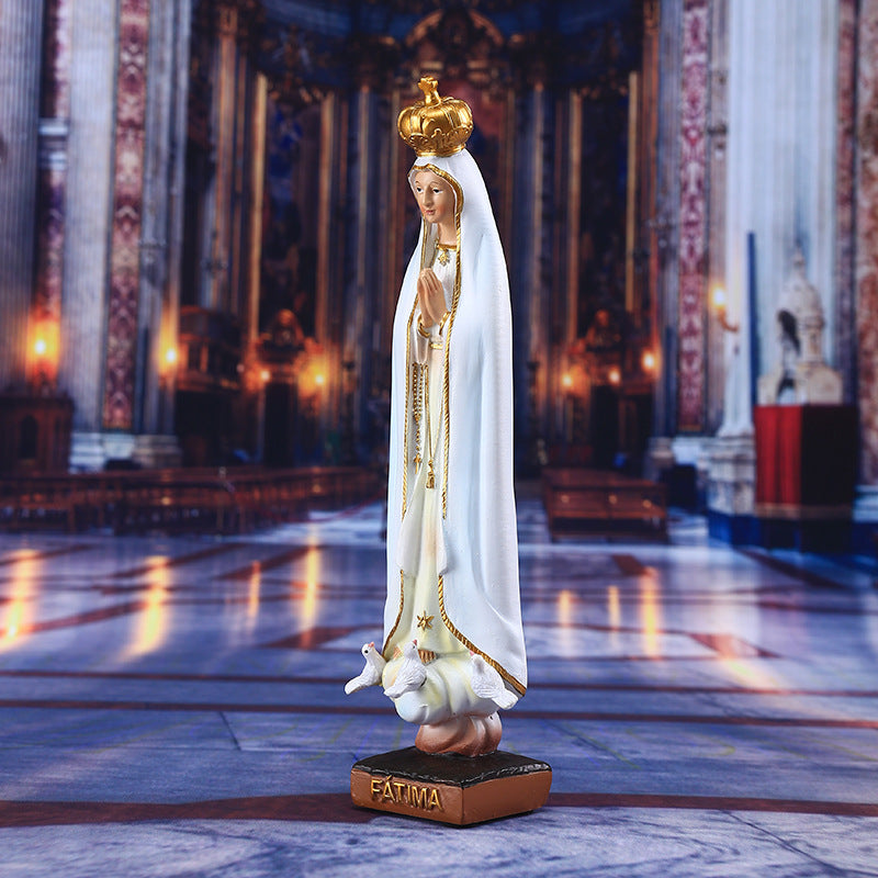 European style Virgin Mary figure ornaments
