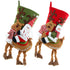 Christmas Decoration Creative Riding Deer Candy Socks