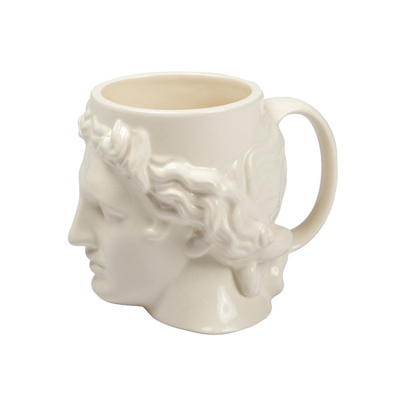 Ancient Greek Apollo David Head Mug
