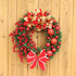 Red christmas wreath