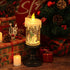 Christmas Flameless Snow Globe Candle