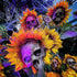 Sunflower Skull